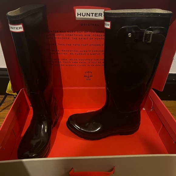 Women’s original tall gloss rain boots size 6 - Picture 5 of 5